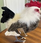 New Nwt Hansa Portraits Of Nature Rooster Lifelike Stuffed Animal 12    Plush Us87