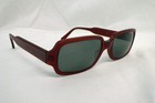 Vintage Oliver Peoples Ace Matt Red Sunglasses Glasses Japan Rx Lenses
