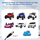 12v Battery Charger For Kids Ride On Toys  Electric Cars  Power Wheels  Motorcyc