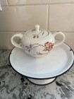 Nasco Springtime Pink Sugar Bowl With Lid  japan  
