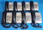 Lot Of 8 Nec Dtr-1hm-1 Black Single Line Analog 8 Button Phones Stock No  780025