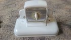 Vintage Art Deco Enameled Cast Iron Oven Stovetop Timer White Works