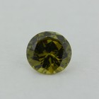 Loose Round Cut Peridot Cz Stone Single Cubic Zirconia August Birthstone Shape