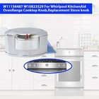New Burner Oven Range Control Knob For Whirlpool Kitchenaid W10823529 W11156487