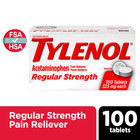 Tylenol Regular Strength Pain Relief Tablets With 325mg Acetaminophen  100 Count