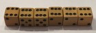 Three Pair Butterscotch Bakelite 5 8    Vintage Dice  tested 