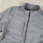 Carhartt Jacket Womens Large Gray Rugged Flex Peak Bonded Fleece Scrub Workwear