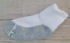 Hanes Boys Ankle Socks Medium Factory Seconds 11 Pairs White With Gray Soles