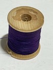 Vintage Star Mercerized Thread On Wood Spool Purple Color Lot P5
