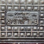 Antique Emil J  Paidar Barber Chair Footrest  Calf Rest