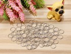 Shapenty 100pcs 12mm Stainless Steel Open Jump Rings Jewelry Making Silver