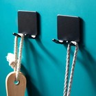 4pcs Stainless Steel Razor Holder Wall Hook Bathroom Shaver Storage Rack Punch F