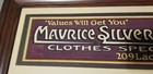 Maurice Silverberg Co Lackawanna Ave Scranton Pa Original Drawn Color Ad Proof