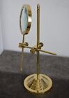 Antique New Solid Vintage Brass Magnifying Glass With Adjustable Stand Magnifier