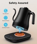 Electric Gooseneck Kettle Temperature Control Auto Shut Off  boil-dry Protection