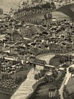 1887 Delhi New York Vintage Old Panoramic Ny City Map - 18x24