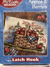 Caron Country Garden Latch Hook Rug Kit 34  X 50  Apples   Berries 36x24 Sealed