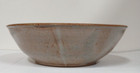 Vintage Rare Hand Thrown Wasserman Pottery Abstract Design Large Bowl Signed 16 