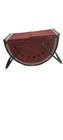 Vintage Wicker Picnic Basket Rattan Watermelon Huge Large Hinge Lid Lined   