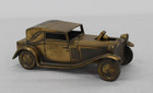 Vintage 1933 Rolls-royce Car Cigarette Lighter Brass Figural Desk Tabletop