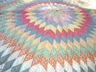 Antique Stunning Starburst Quilt 68 X 68