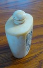 Vintage Chinese Bone Snuff Bottle 3  Erotic Art