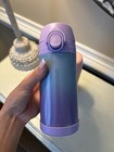 Pottery Barn Kids Mackenzie Glitter Water Bottles  2  12 Oz Pink   Ombre Purple