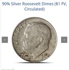 Lot Of 10 Coins 90  Silver Roosevelt Dimes 1946-1964  Choose How Many Coins   
