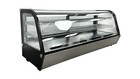 60  Countertop Refrigerated Display Case Curved Nsf Listed Deli Case With Led