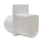 End Adapter For Deck Drain Fit 1-1 2 Schedule 40 Pipe For Deck   Channel Drains
