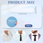 90pcs 2  Collar Stays For Men s Dress Shirts  Plastic Collar Stays  Shirt Collar