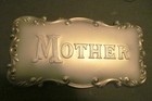 Vintage Funeral Casket Plates Father Mother At Rest Coffin Undertaker Mortuary