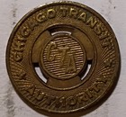 Chicago  Illinois - Chicago Transit Authority Cta 20mm Transit Token Il 150 Ac