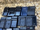 Mixed Lot Of Digital Camera Chargers Sony Handy Cam Canon Power Shot Nikon Lunix