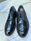 Vintage Oakwoods Longwing Wingtip Oxford Shoes Men s 10c Usa Nos Leather