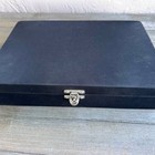 Black Velvet Jewelry Storage Box Tray Display Case - 9  X 14 