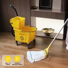 35-qt Commercial Mop Bucket With Wringer     3-piece Set