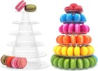 3 Tiers Round Cupcake Stand  Acrylic Cake Tower Stand Holder Display Rack 