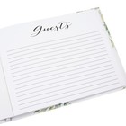Ivory White Wedding Day Guest Book With Shiny Gold 3d Mr And Mrs Letters And Gre