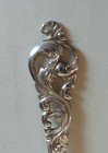 830s Norwegian Silver Sugar Spoon   Lohne Brodrene  dobbel Rokokko 