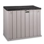 Toomax Stora Way All Weather Outdoor Xl 5  X 3  Storage Shed Cabinet  Taupe