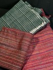 13 4 Yards Vtg Hand-woven Cloth Textiles So  America Ethnic Weaving Peru Ecuador