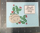Jingle Bells Holly Christmas Card Kit Made With Some Stampin Up 