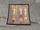 Navajo Pictorial 3-yei Rug - 36  X 36 