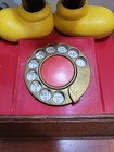 Vintage Standing The Mickey Mouse Phone 70s Rotary Dial 