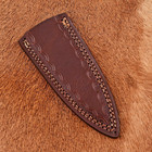 Genuine Leather Hand Crafted Belt Sheath For Fixed Blade Boot Knife Edc 1446