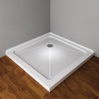 Elegant Shower Base Stainless Steel Drain Non-slip    corner Shower Pan In White