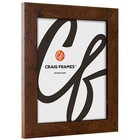 Bauhaus 125  Modern Dark Walnut Picture Frame  Large Sizes 25x25 - 30x40 Inch