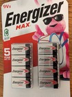 Energizer Max 9v Batteries  8 Pack  9 Volt Alkaline Batteries Unopened   