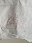 Vintage Embroidered Diaper Stacker Holder Hanging Bag Vintage W  Hanger